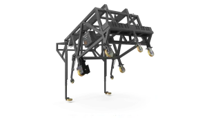 Ogrodje za pritrjevanje - kupolasta streha