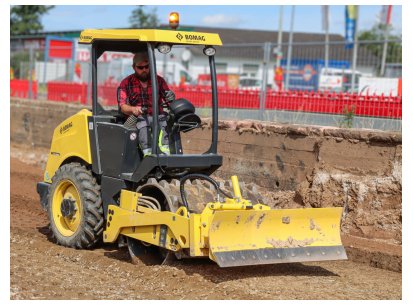 Enojni valjar BOMAG BW 124 slika