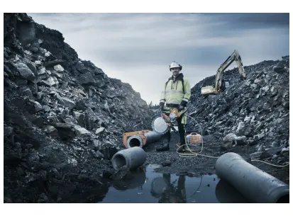 Objemka za rezanje cevi slika